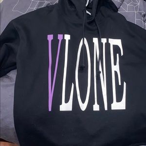 VLONE purple staple hoodie